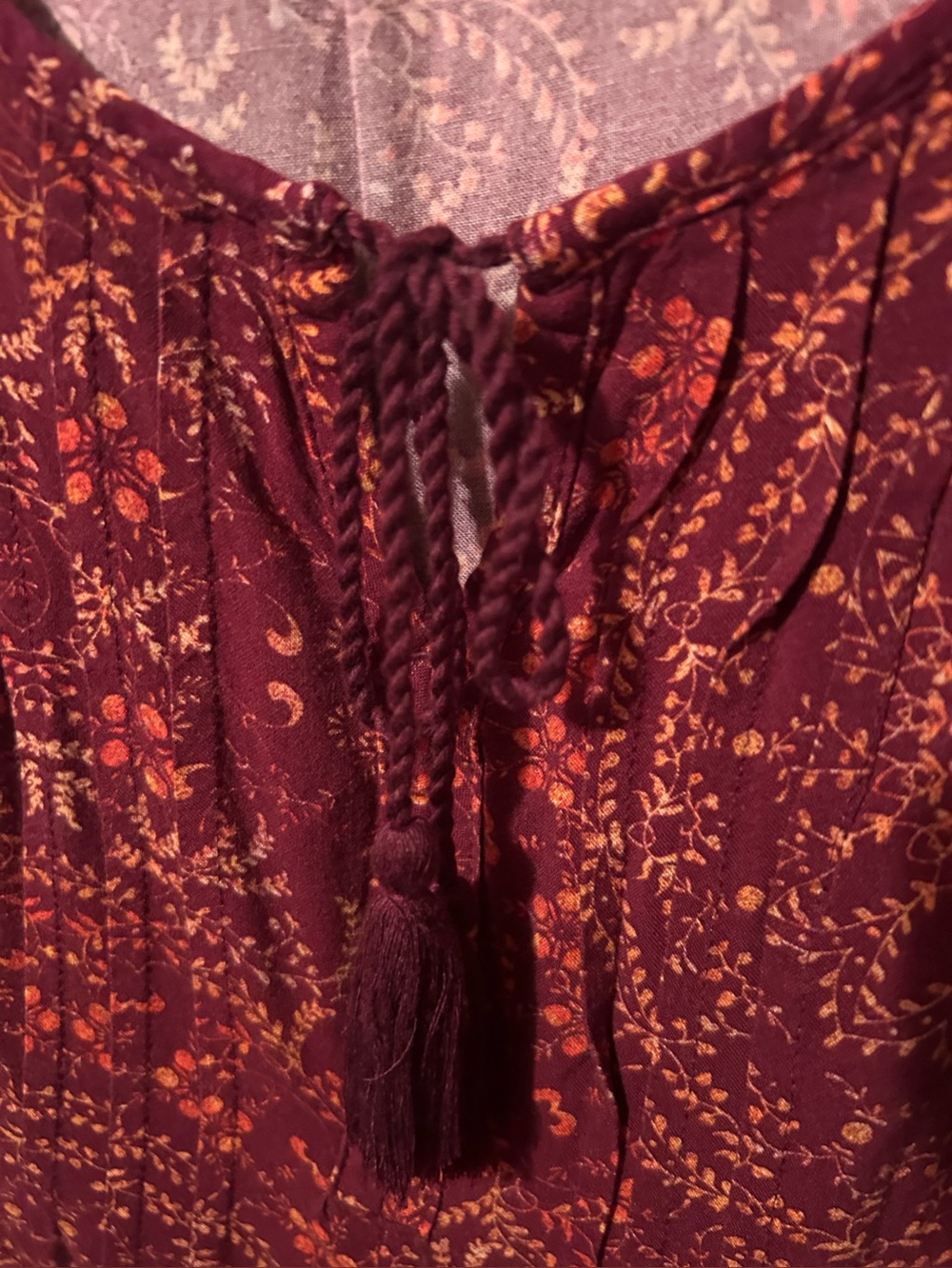 Sonoma Goods for Life XL Maroon Blouse - Picture 4 of 7